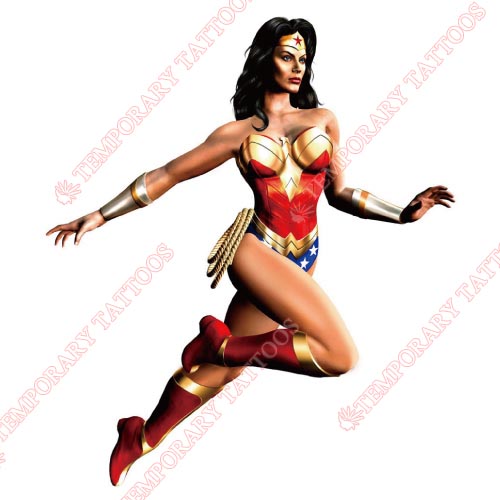 Wonder Woman Customize Temporary Tattoos Stickers NO.377